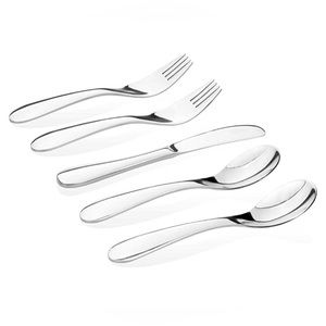 NIB 2 Set Bundle! Kids Stainless Steel Utensil 4 Spoons, 4 Forks, 2 knives